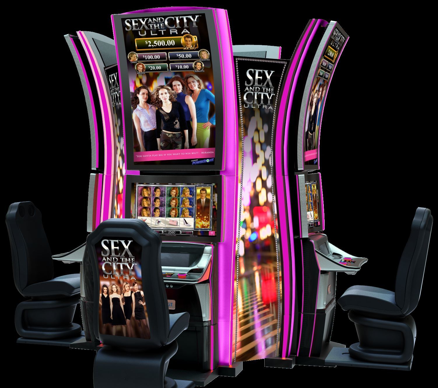 Zona de Azar U.K. - IGT Sex and the City Video Slots with PowerSight  Technology Makes its Casino Debut - Zona de Azar