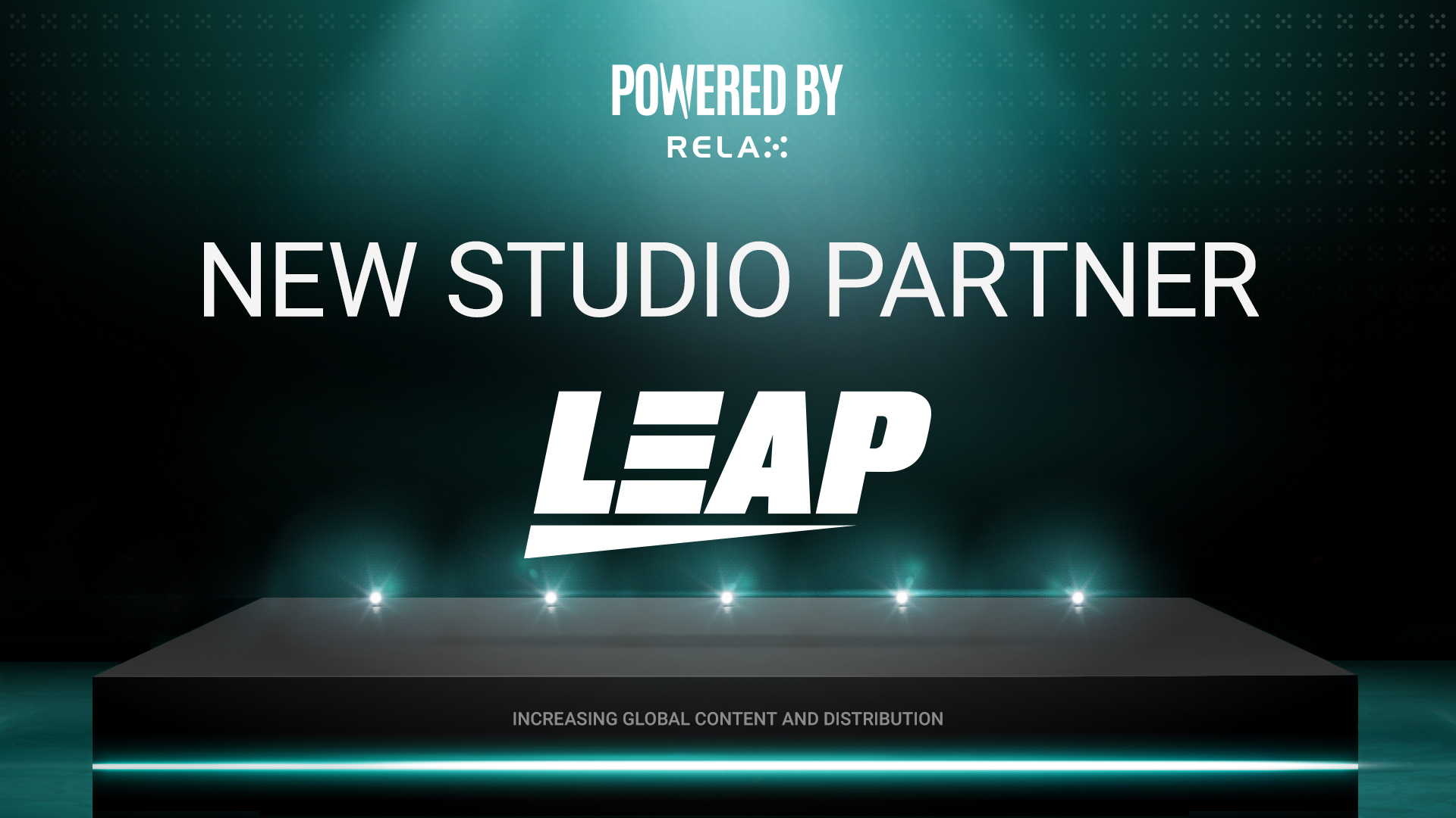 Late studio. Leap game. GAMELEAP. Relax Gaming. Relax Gaming logo.